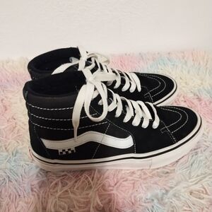 Men black Vans shoes size 7